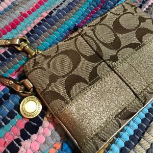 Authentic Coach Wristlet